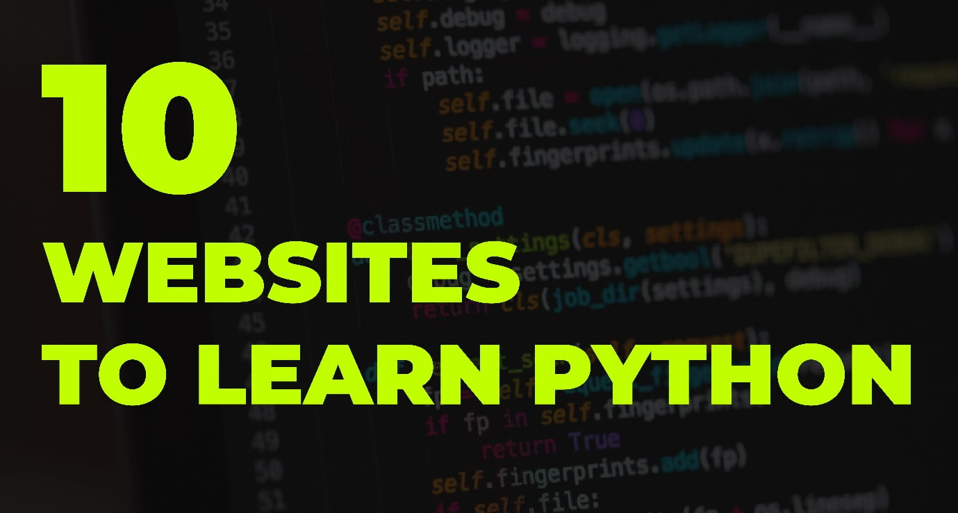 Top 10 websites to learn python in 2022