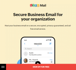 Best Free Email Service Providers for Your Business zoho 