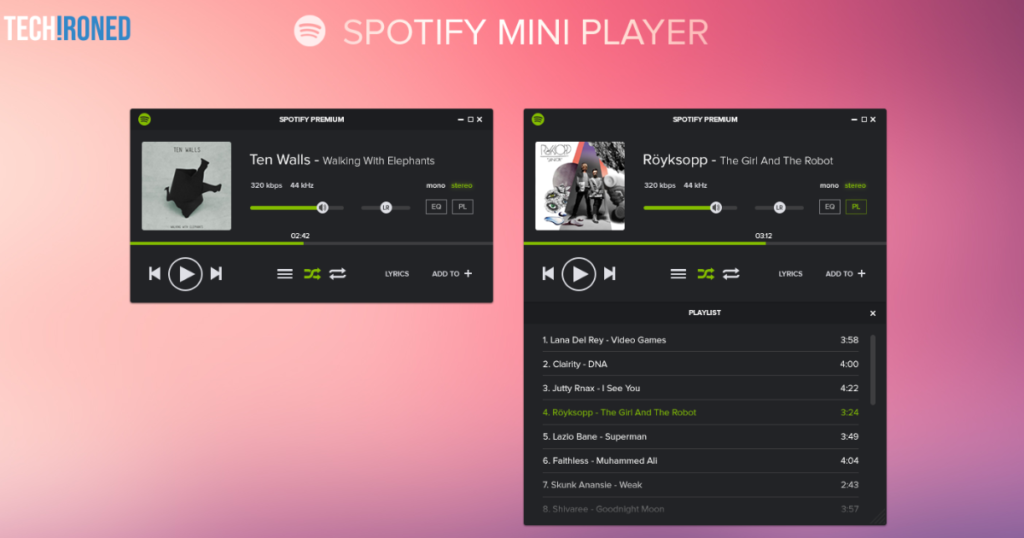 Spotify Miniplayer Revolution