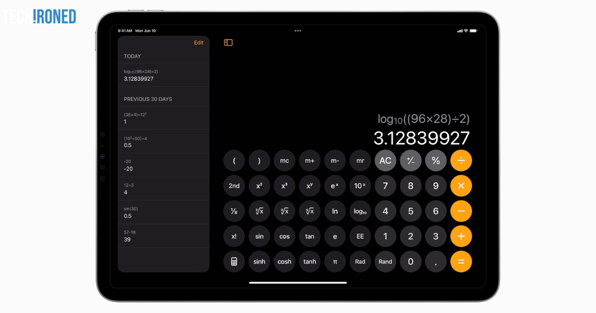 iPad Calculator App Arrives with iPad OS 18, Includes Innovative Math Notes Feature